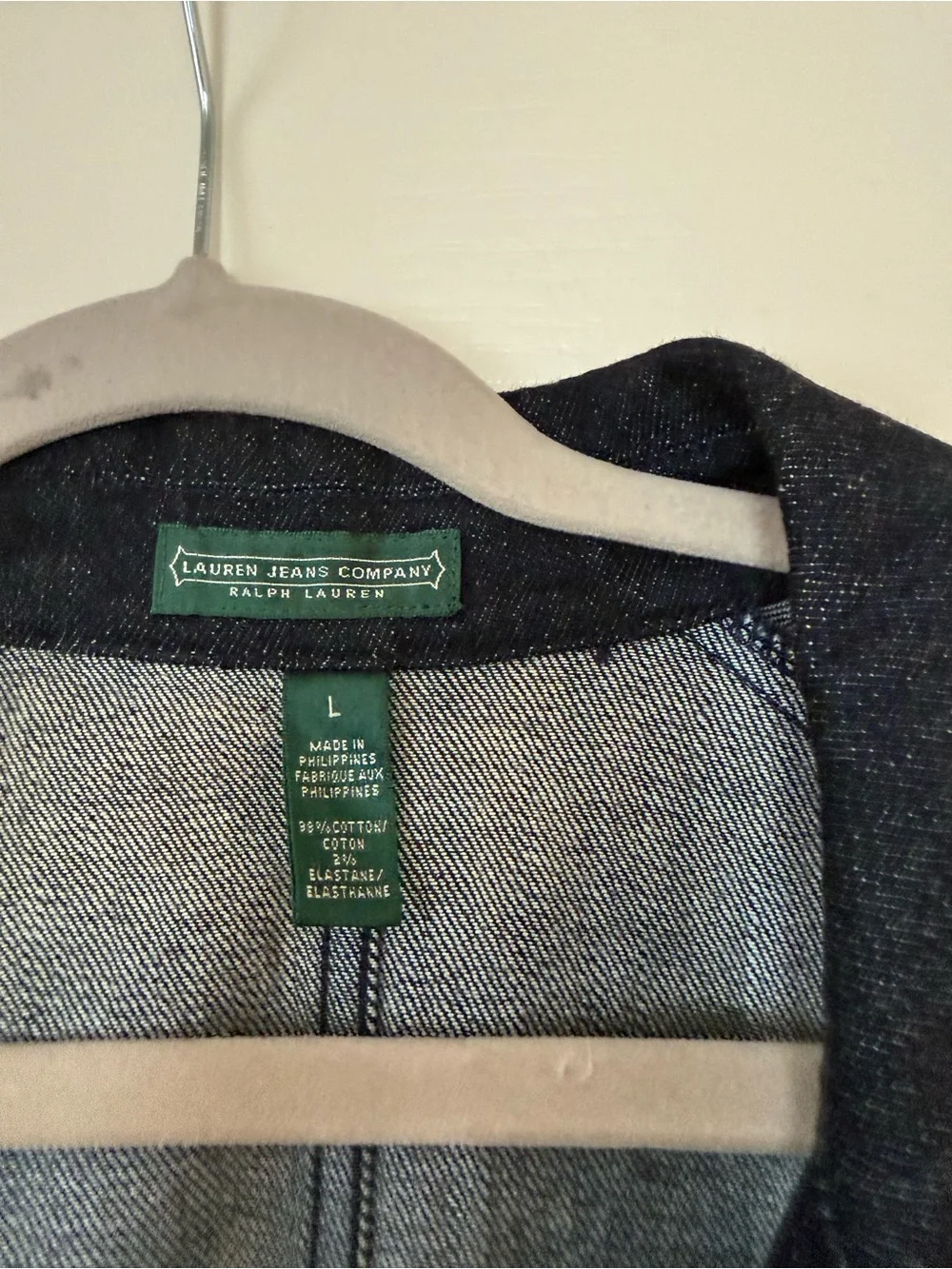 Ralph Lauren Dark Navy Denim Shirt Jacket - Picture 2 of 5
